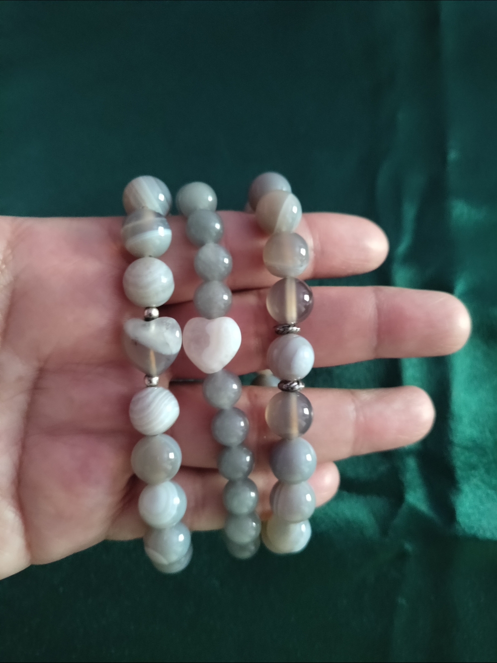 Agate Trio Bracelet